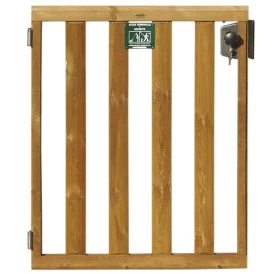 Portillon bois pour barrière piscine bois - à barreaux