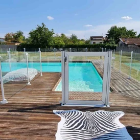 Barrière piscine verre Cap Ferret