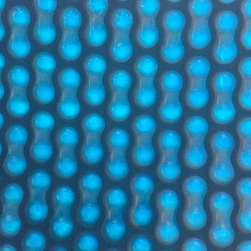 Bâche à bulles 10 X 5 m Sunibul - Bleu nuit - 500 microns - Bordée 4 côtés