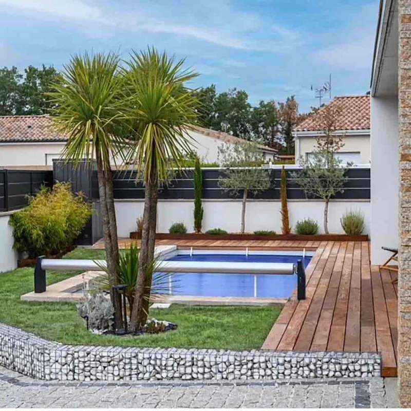 Volet hors sol électrique SafePoolRoll - Sur Mesure