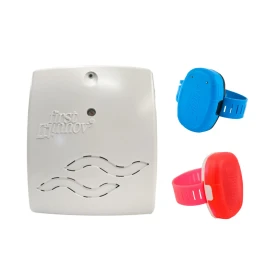 Kit BlueProtect 2 bracelets enfants : 1 bleu + 1 rose