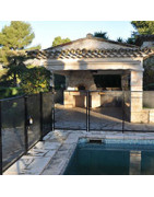 Barrière piscine Beethoven rigide conforme à la norme