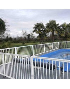 Barriere piscine aluminium pour piscine normée NF P90-306