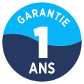 Garantie 1 an(s)